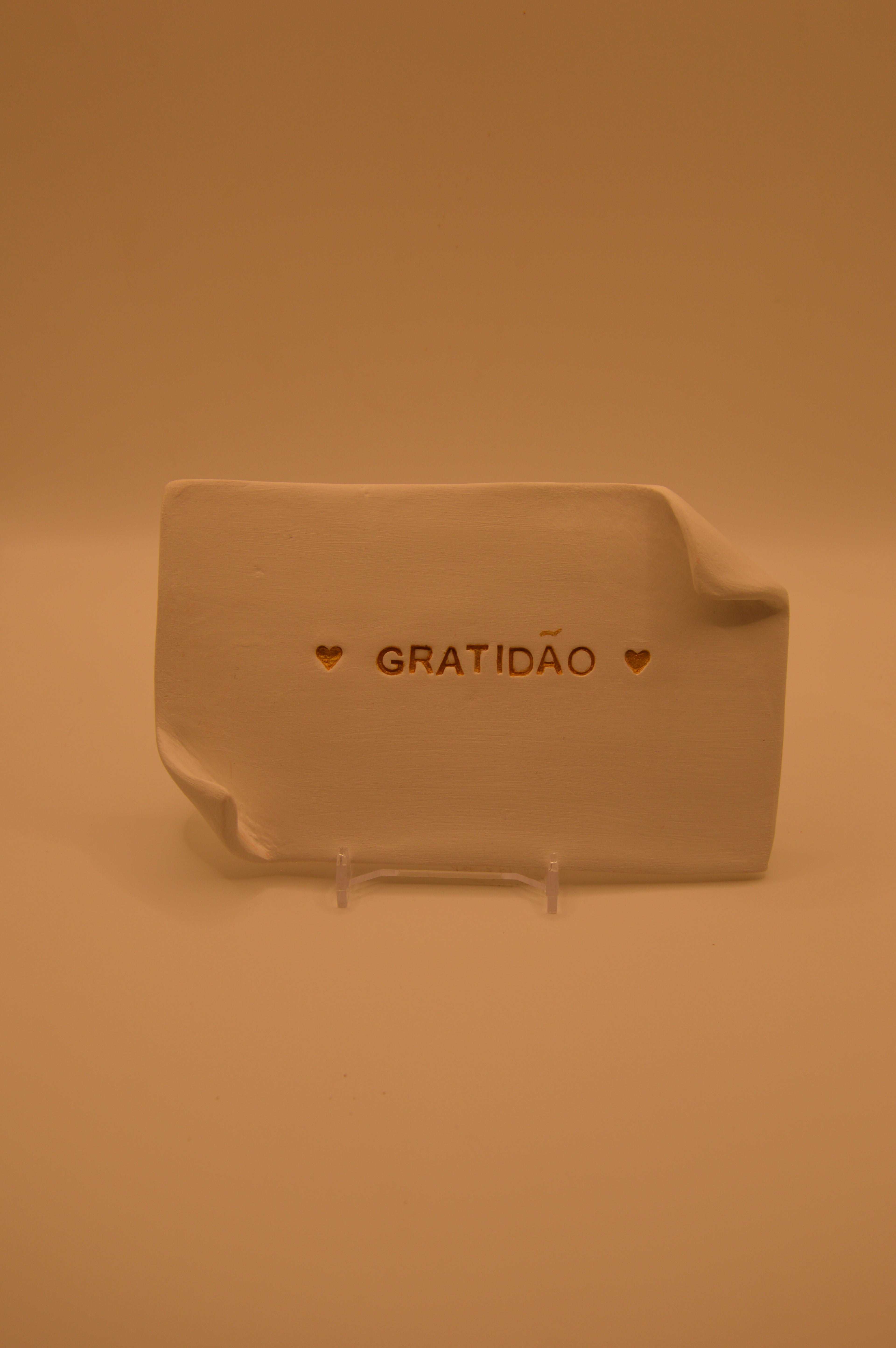 Placa de Luz - Gratidão